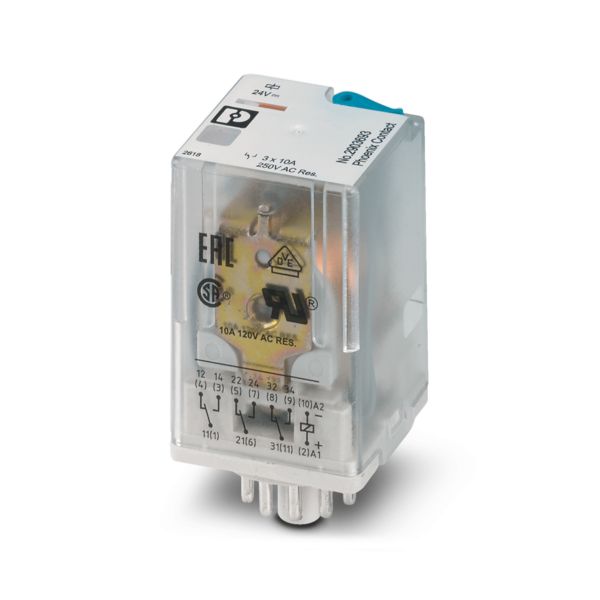 REL-OR3/LDP-24DC/3X21 — Одиночное реле