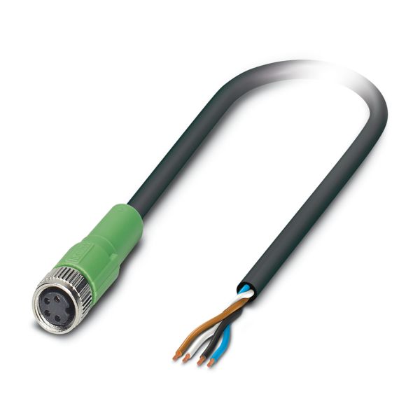 SAC-4P-10,0-PVC/M 8FS B-L — Кабелькабель для датчиков и исполнительных устройств