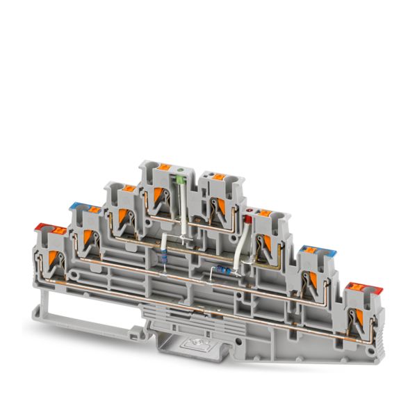 PT 2,5-L RD/L BU/L LED 24 RD/L LED 24 GN — Многоярусный клеммный модуль