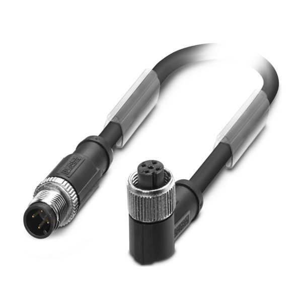SAC-4P-M12MS/ 0,3-PUR/M12FR SH — Кабелькабель для датчиков и исполнительных устройств