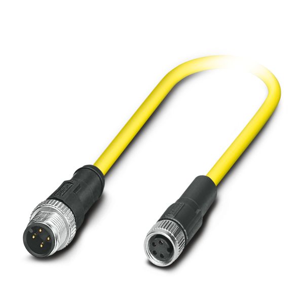 SAC-4P-M12MS/ 1,5-542/M8 FS BK — Кабелькабель для датчиков и исполнительных устройств