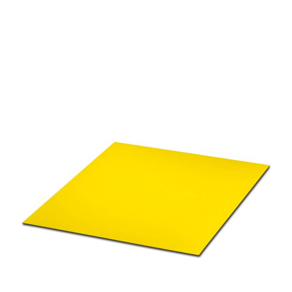 GPK/SK 300X280X0,8 YE/BK — Пластина с гравировкой