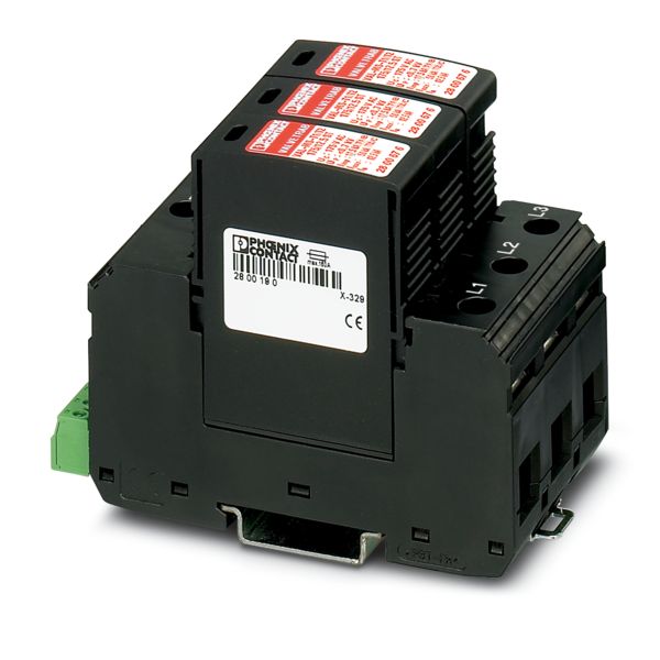VAL-MS-T1/T2 175/12.5/3+0-FM — Молниеотвод / разрядник для защиты от импульсных перенапряжений типа 1/2