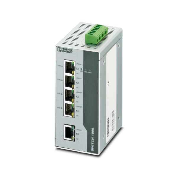 FL SWITCH 1001T-4POE — Industrial Ethernet Switch