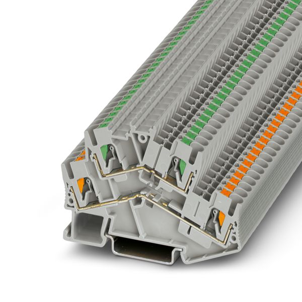 PTTBS 2,5/U-OG/O-GN — Двухъярусные клеммы