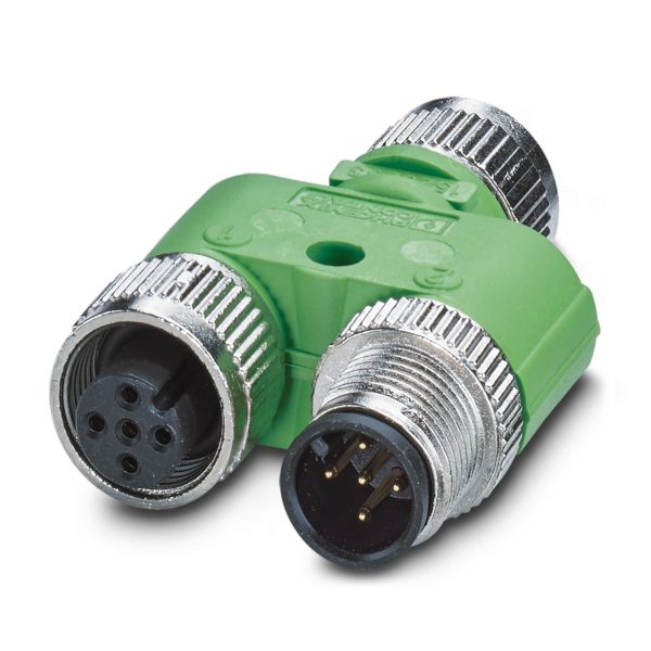 SAC-5P-M12YF/M12FS-M12MS VP — Y-разветвитель