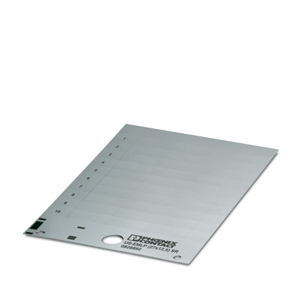 US-EMLP (27X12,5) SR CUS — Пластиковая табличка