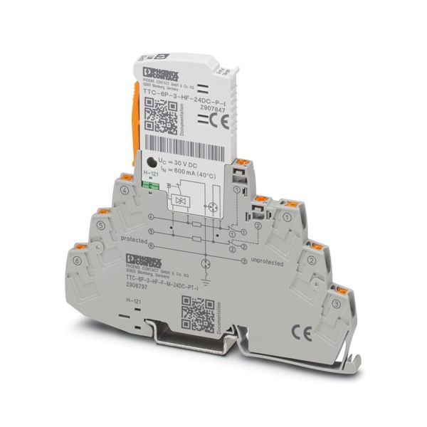 TTC-6P-3-HF-F-M-24DC-PT-I — Устройство защиты от импульсных перенапряжений