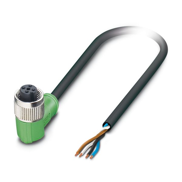 SAC-4P-2,0-PVC/M12FR B-L — Кабелькабель для датчиков и исполнительных устройств