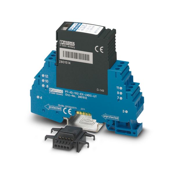 PT-IQ-1X2-EX-24DC-UT — Устройство защиты от импульсных перенапряжений