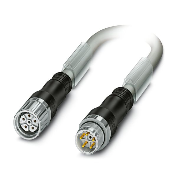 K-4E-M23 M9/010-A01/M23 F8 — Штекерный разъем, пластиковая заливка с обеих сторон