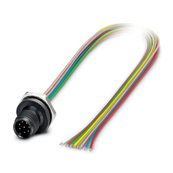 SACC-E-M12MS-8CON-M16/0,5 P — Аппаратн. соединитель передняя стенка