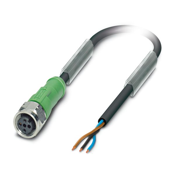 SAC-3P-10,0-PVC/M12FS VA — Кабелькабель для датчиков и исполнительных устройств