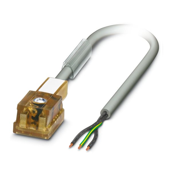 SAC-3P- 1,5-PUR/BI-1L-S F — Кабелькабель для датчиков и исполнительных устройств