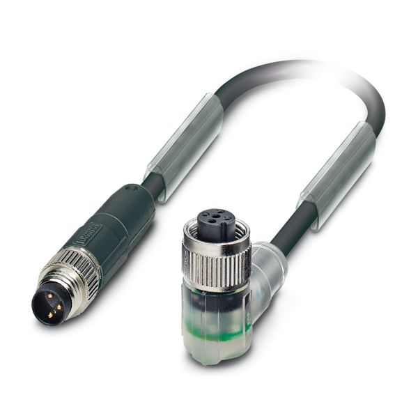 SAC-3P-M 8MS-M12FR-2L BK/ — Кабелькабель для датчиков и исполнительных устройств