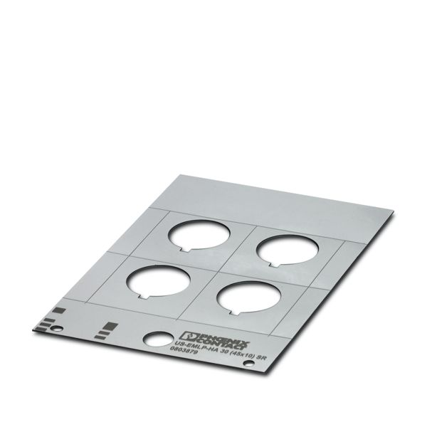 US-EMLP-HA 30 (45X10) SR — Пластиковая табличка