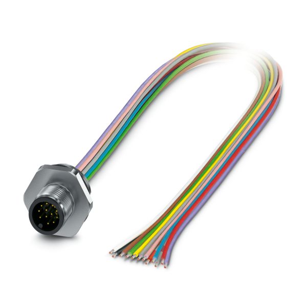 SACC-E-M12MS-12P-M16XL/0,5X — Аппаратн. соединитель передняя стенка