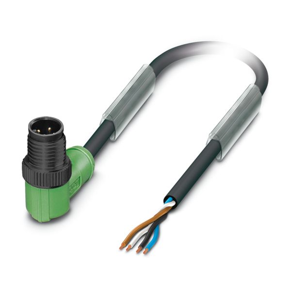 SAC-4P-M12MR/10,0-PUR P — Кабелькабель для датчиков и исполнительных устройств