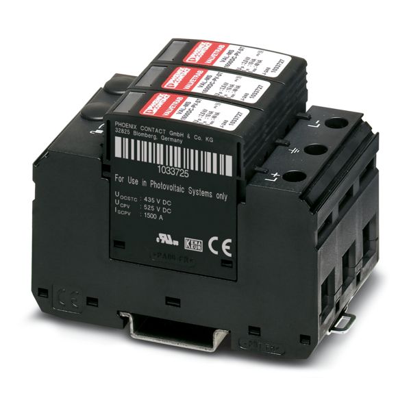 VAL-MS 1500DC-PV/2+V/40 — Разрядник для защиты от импульсных перенапряжений, тип 2