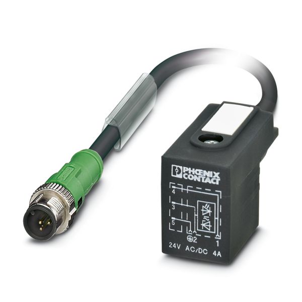 SAC-3P-MS/ 0,6-PUR/B-1L-Z SCO — Кабелькабель для датчиков и исполнительных устройств