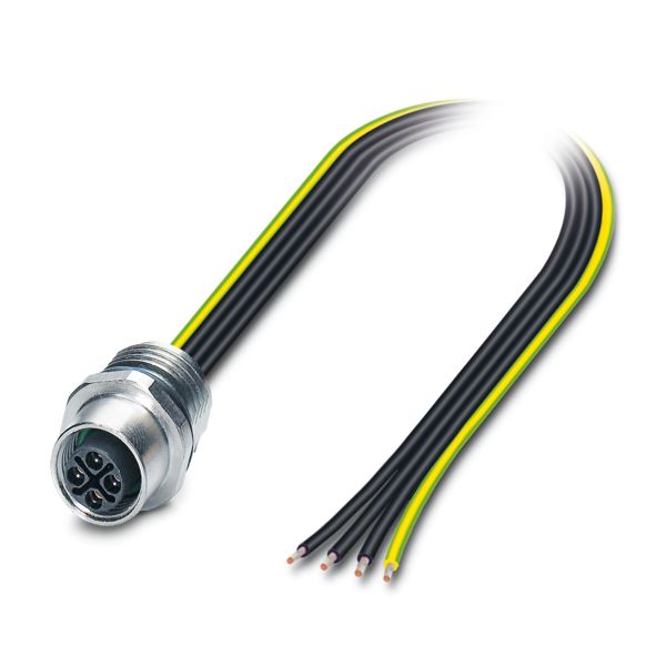 SACC-E-M12FSS-4CON-M16/2,5 PEX — Аппаратн. соединитель передняя стенка