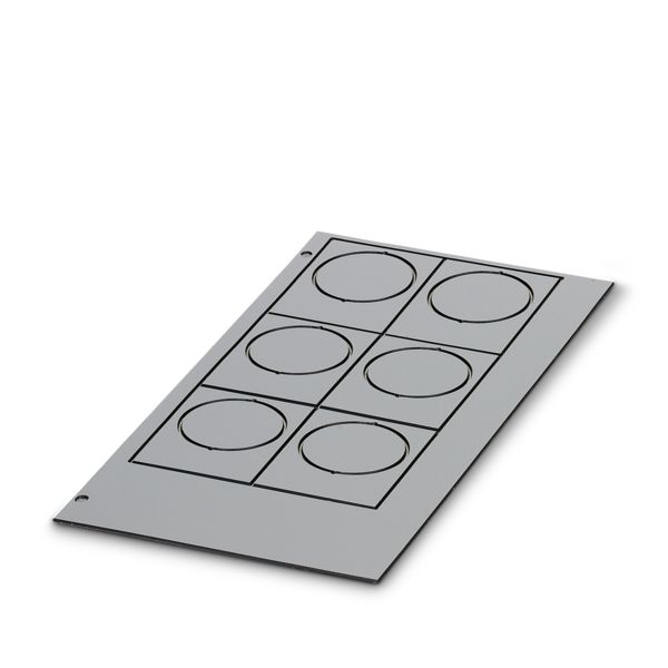 EMLP 32 (38X14) SR — Пластиковая табличка с отверстием
