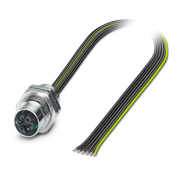 SACC-DSI-M12FSM-5PE-M16XL/0,2X — Аппаратн. соединитель, задняя стенка