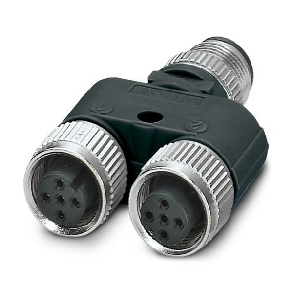 SAC-3P-M12Y/2XM12FS PE BK — Y-разветвитель