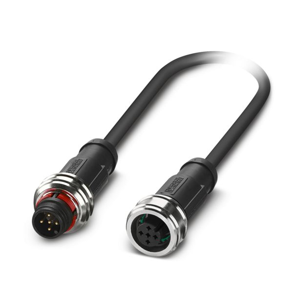 SAC-5P-P12MS/ 0,6-PUR/P12FS — Кабелькабель для датчиков и исполнительных устройств