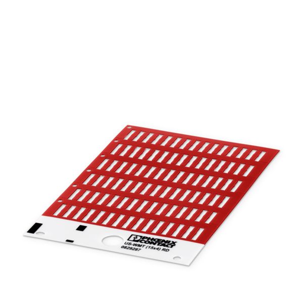 US-WMT (15X4) RD CUS — Держатель маркировки кабеля