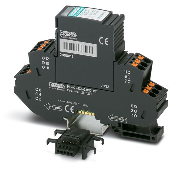 PT-IQ-4X1-24DC-PT — Устройство защиты от импульсных перенапряжений