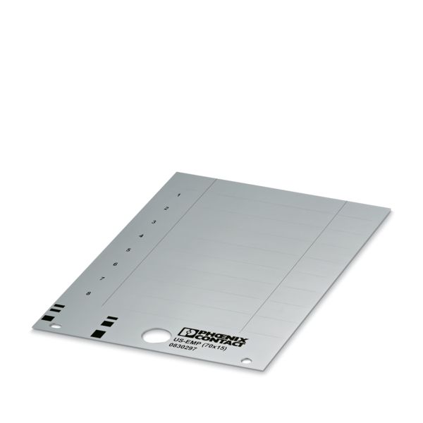 US-EMP (70X15) SR CUS — Фиксируемые таблички