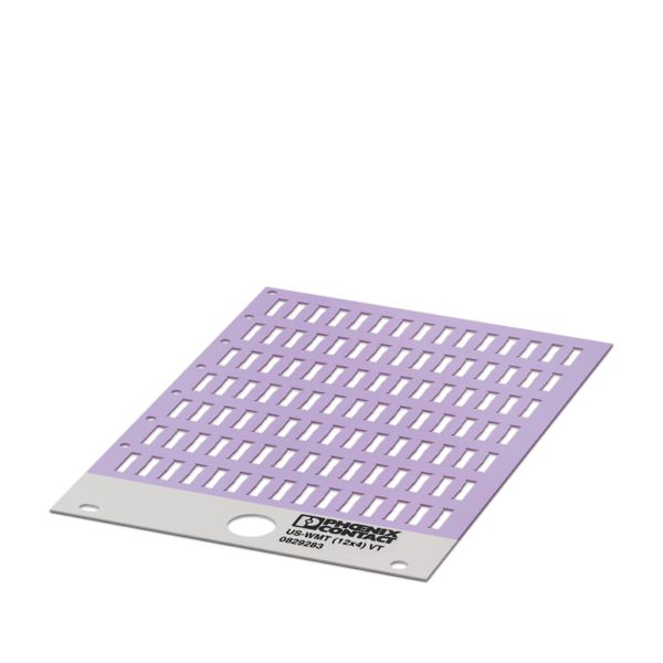 US-WMT (12X4) VT CUS — Держатель маркировки кабеля