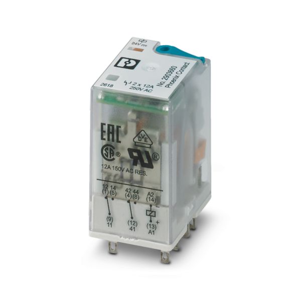 REL-IR2/LDP- 24DC/2X21 — Одиночное реле