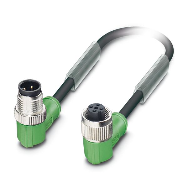 SAC-3P-M12MR/0,6-PUR/M12FR B — Кабелькабель для датчиков и исполнительных устройств