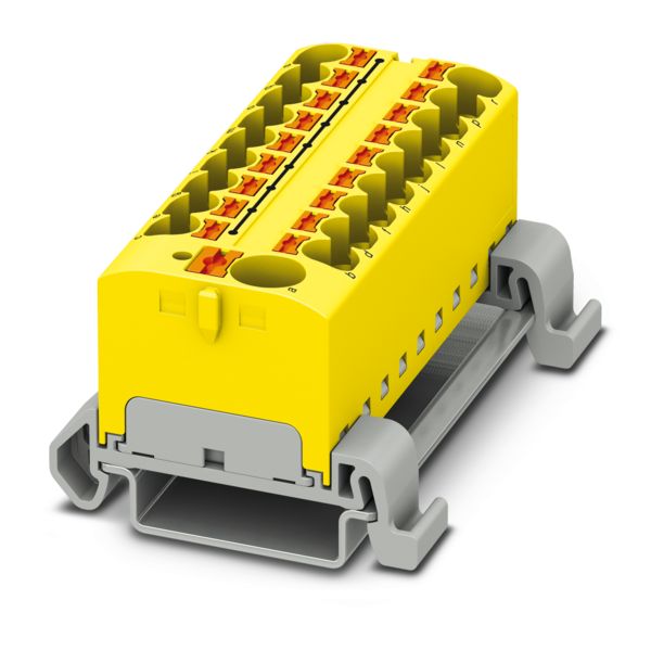 PTFIX 10/18X4-NS35A YE — Распределительный блок
