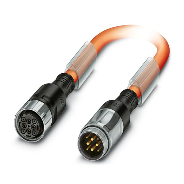 K-7E-M40 M9/010-D06/M40 F8 — Штекерный разъем, пластиковая заливка с обеих сторон