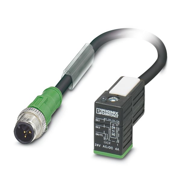 SAC-3P-M12MS/ 0,3-100/C-1L-S — Кабелькабель для датчиков и исполнительных устройств