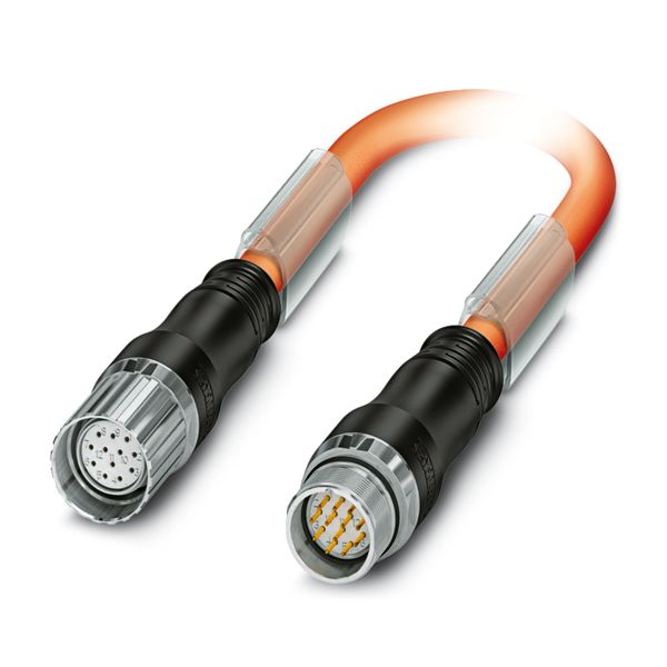 K-12-M23 M9/010-E00/M23 F8-N2 — Штекерный разъем, пластиковая заливка с обеих сторон