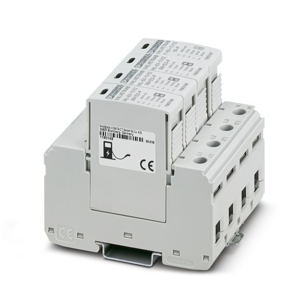 VAL-EV-T1/T2 264/12.5/3+1 — Молниеотвод / разрядник для защиты от импульсных перенапряжений типа 1/2