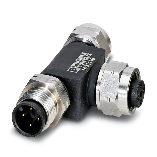 SAC-4P-M12T/2XM12 FF VA — Т-распределитель