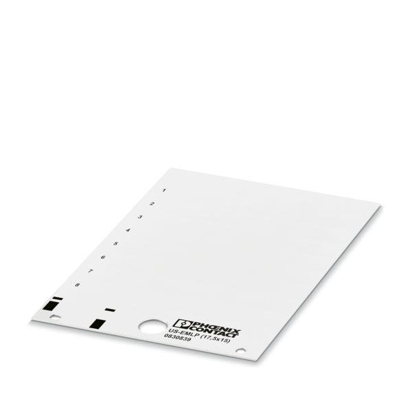 US-EMLP (17,5X15) CUS — Пластиковая табличка