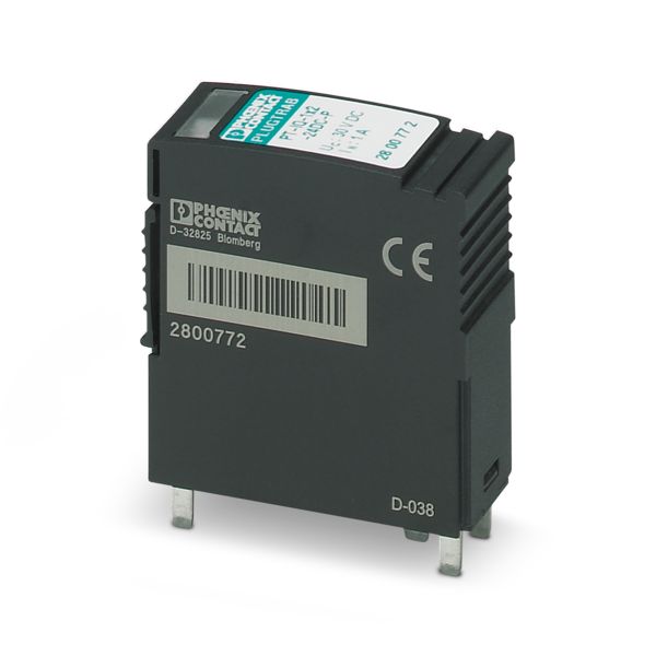 PT-IQ-1X2-24DC-P — Штекерный модуль для защиты от импульсных перенапряжений