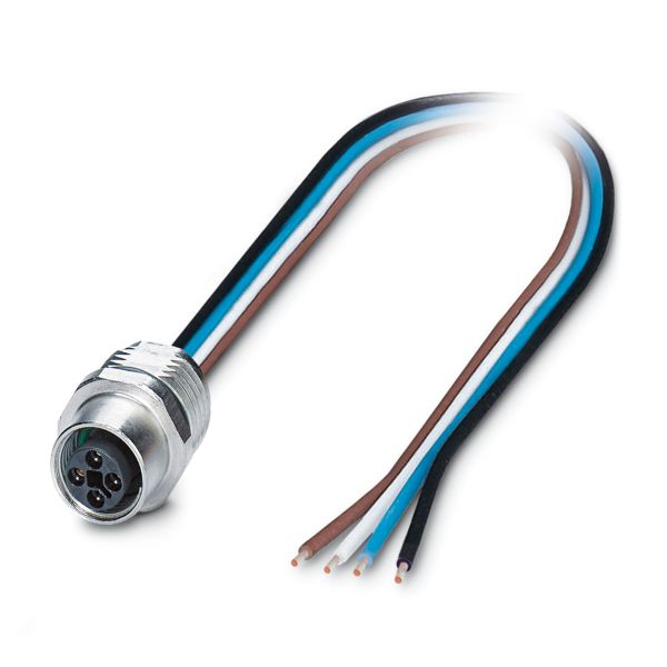 SACC-E-M12FST-4CON-M16/3,0X — Аппаратн. соединитель передняя стенка