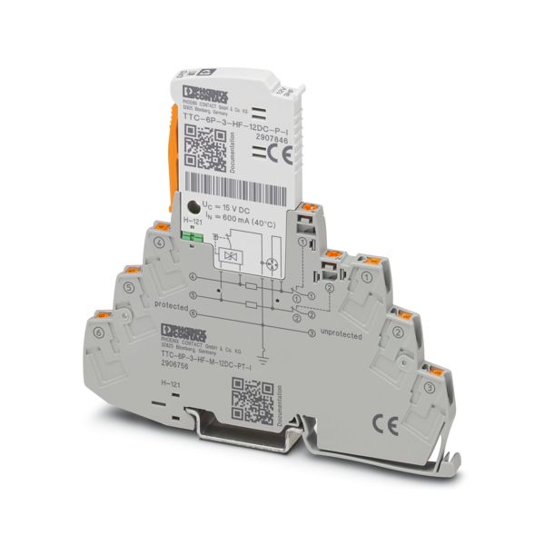 TTC-6P-3-HF-M-12DC-PT-I — Устройство защиты от импульсных перенапряжений