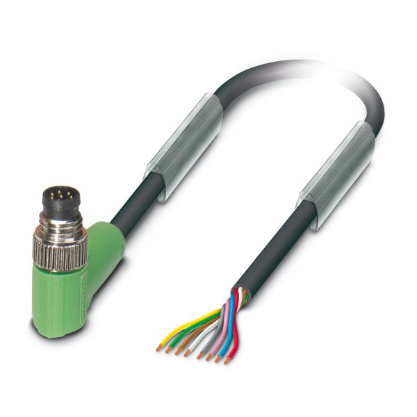 SAC-8P-M 8MR/ 1,5-PUR BK — Кабелькабель для датчиков и исполнительных устройств