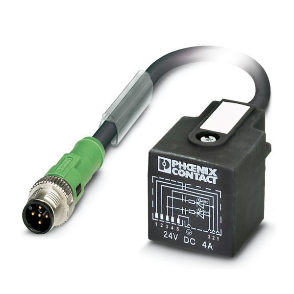 SAC-5P-M12MS/0,3-PUR/AD-2L 180 — Кабелькабель для датчиков и исполнительных устройств
