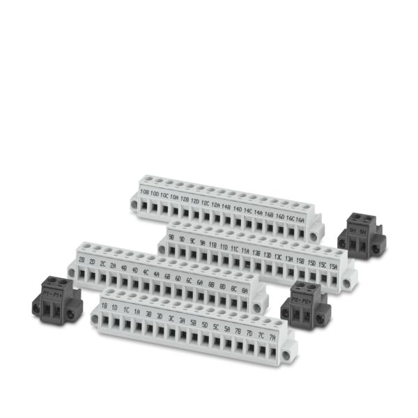 PLUGKIT-GY/MSTB/16CH-1-16 — Комплект штекеров