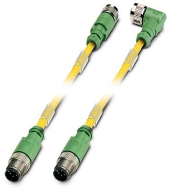 SAC-4P-M12MS/ 5,5-PUR/M12FR D — Кабелькабель для датчиков и исполнительных устройств