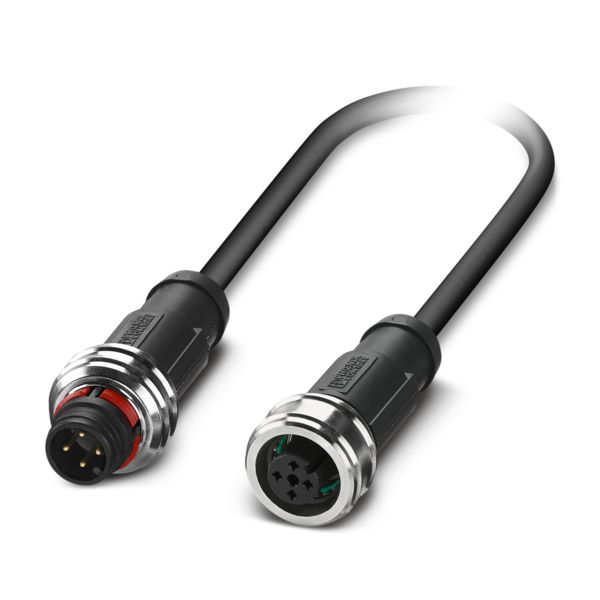 SAC-4P-P12MS/ 0,3-PUR/P12FS — Кабелькабель для датчиков и исполнительных устройств